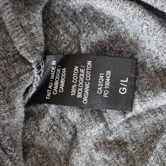 Le31 by Simons Grey and black long sleeve shirt size L - Picture 5 of 10